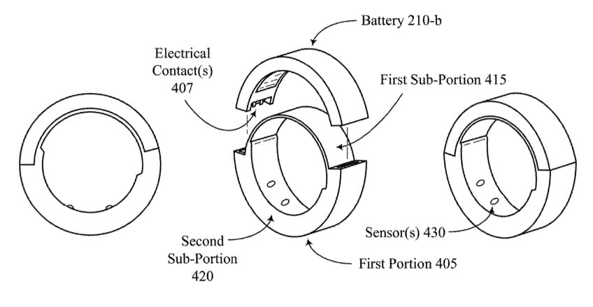 Oura removable battery