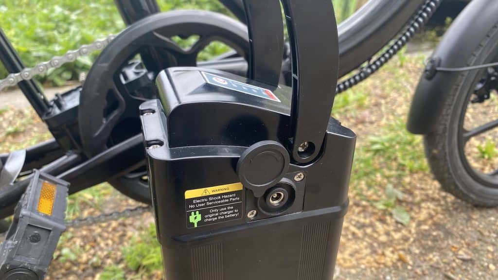 isinwheel U4 Folding Ebike battery