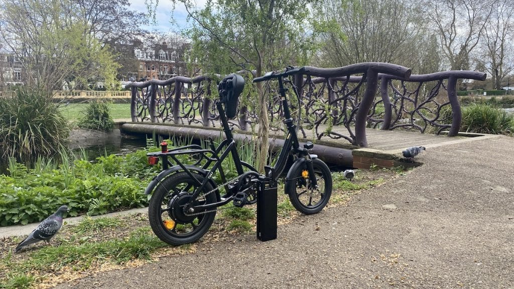 isinwheel U4 Folding Ebike battery