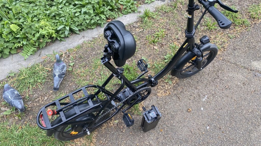 isinwheel U4 Folding Ebike battery