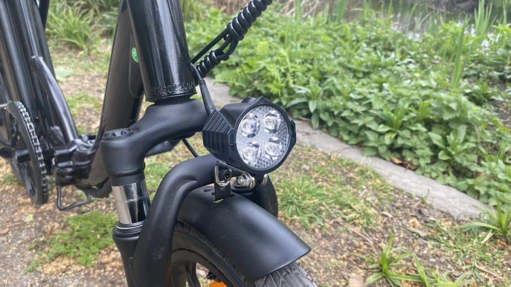 isinwheel U4 Folding Ebike folding light