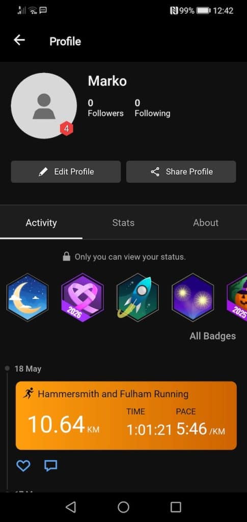 Garmin Connect Followers