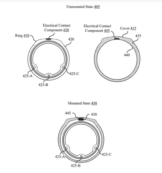 Oura modular ring patent