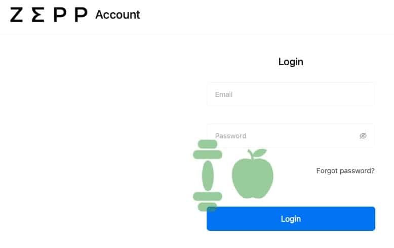 Zepp Runalize login