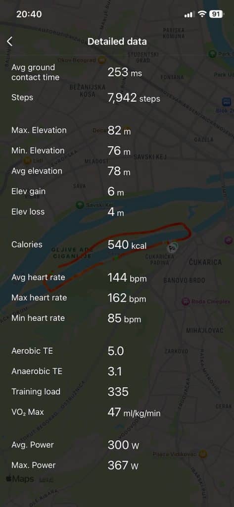 Amazfit Balance 3 7.5K run