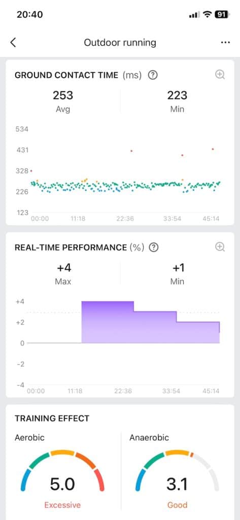 Amazfit Balance 3 7.5K run