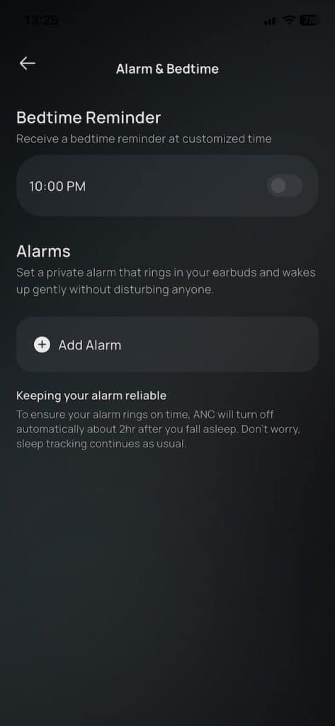 App settings