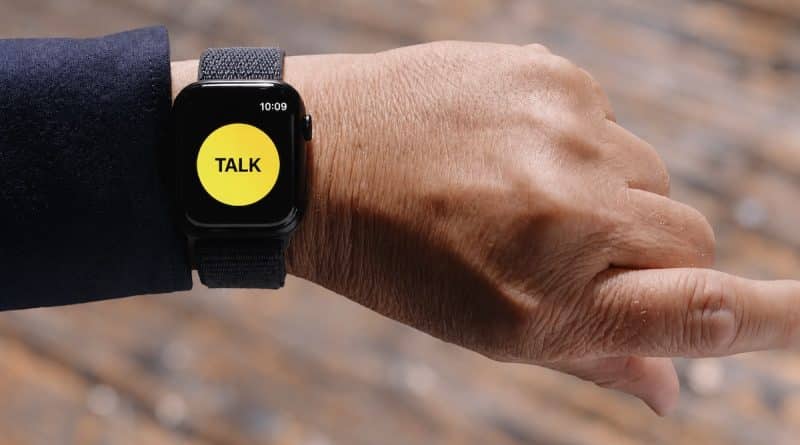 Apple Watch walkie talkie