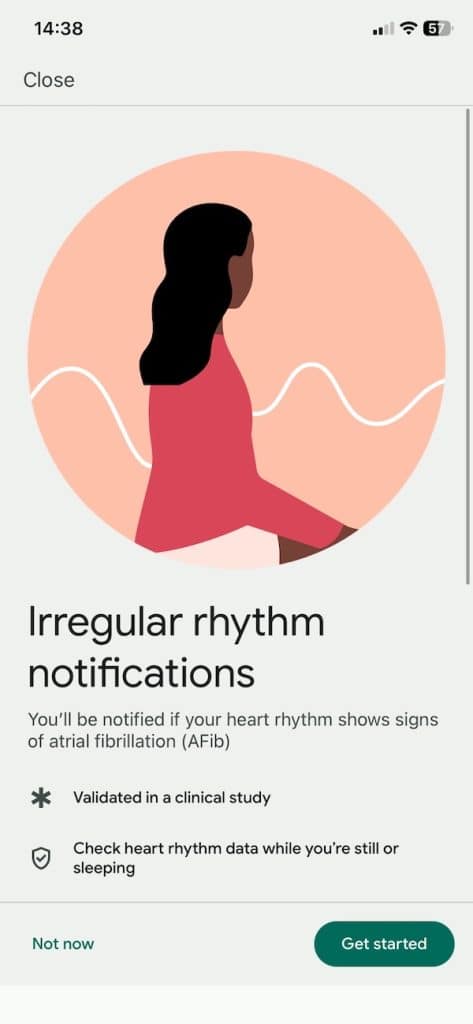Fitbit Air Afib