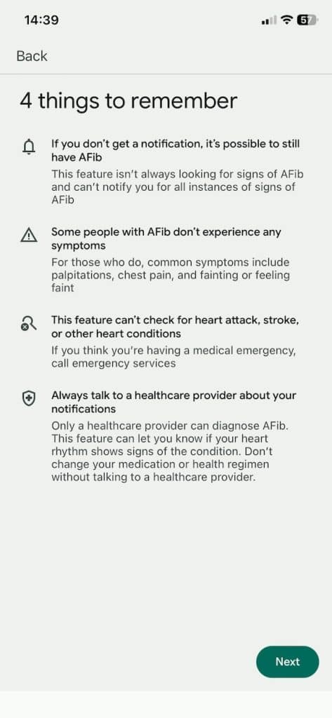Fitbit Air Afib