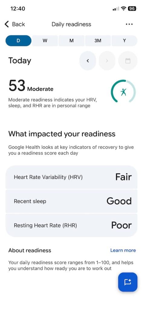 Fitbit Air app