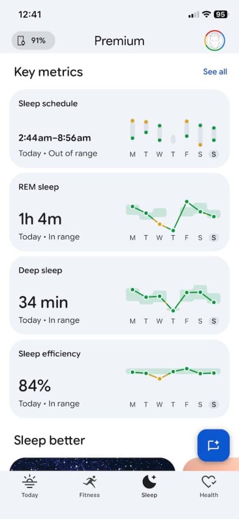 Fitbit Air app