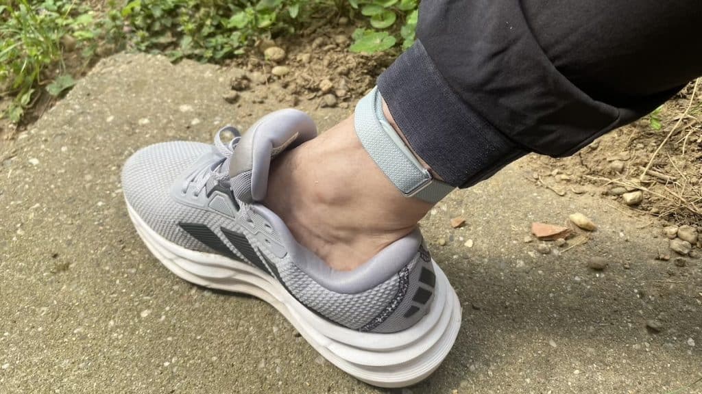 Fitbit Air on Ankle