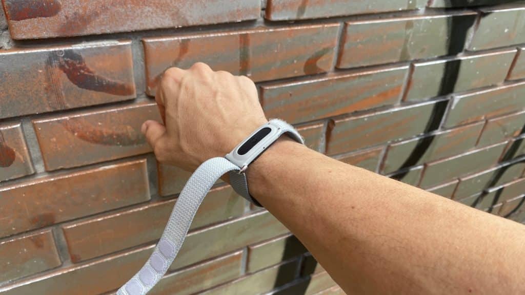 Fitbit Air on wrist
