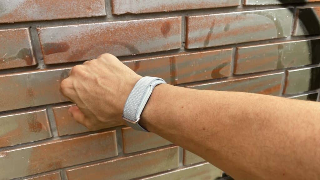 Fitbit Air on wrist
