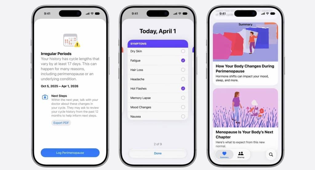 Apple Watch menapause