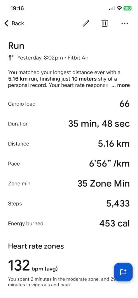 Fitbit Air vs Garmin