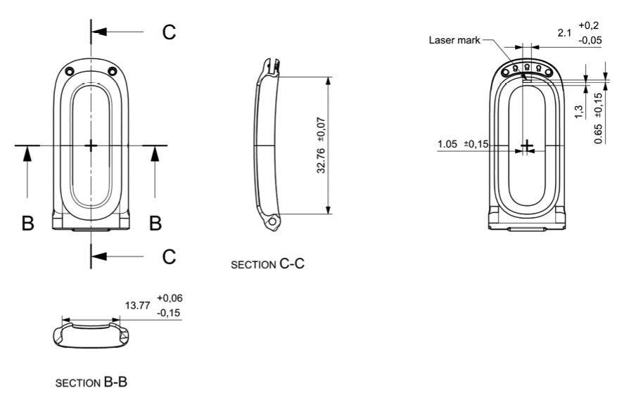 Gogole Fit 2D CAD drawings