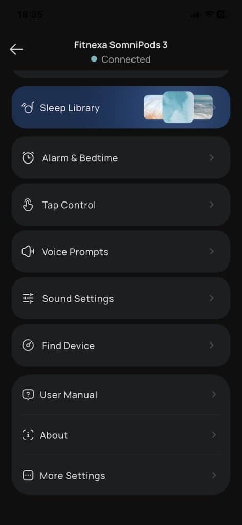 SomniPods 3 app