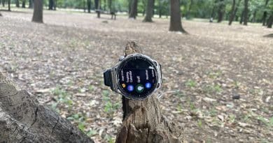 Amazfit Balance 3 in forest