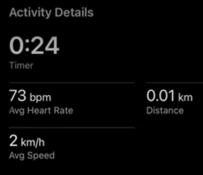 Live heart rate on CIRQA