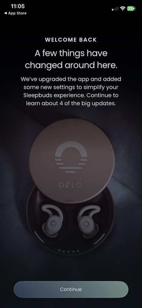Ozlo Sleepbuds new app