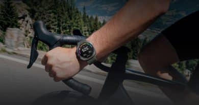 Cyclist wearing Samsung Galaxy Watch Ultra 2