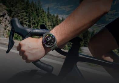 Cyclist wearing Samsung Galaxy Watch Ultra 2