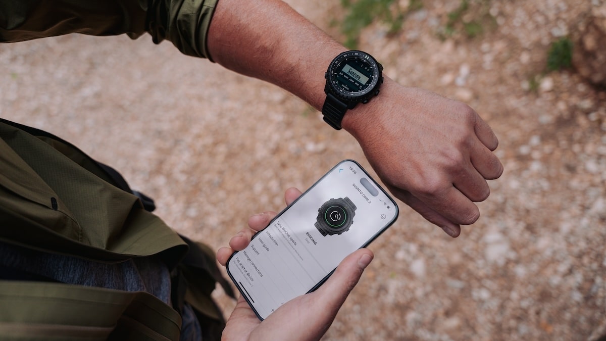 Suunto Core 2 syncing to app