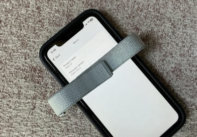Fitbit Air on an iPhone showing firmware version 20001.253.2