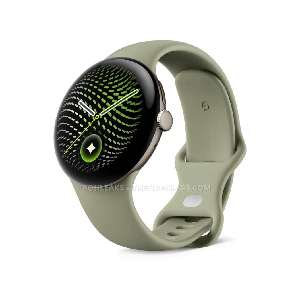 Google Pixel Watch 5 Pyrite render