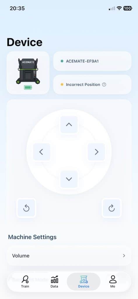 Acemate S10 app device settings