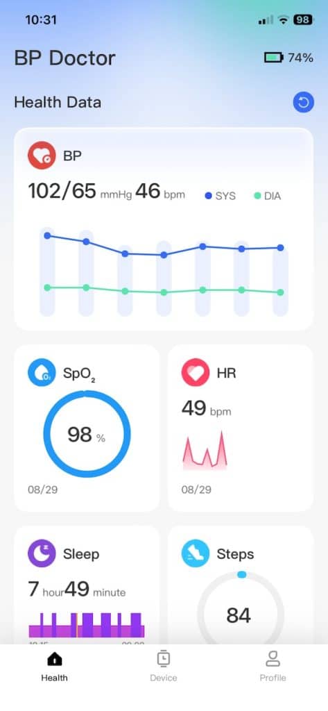 BP Doctor Fit app