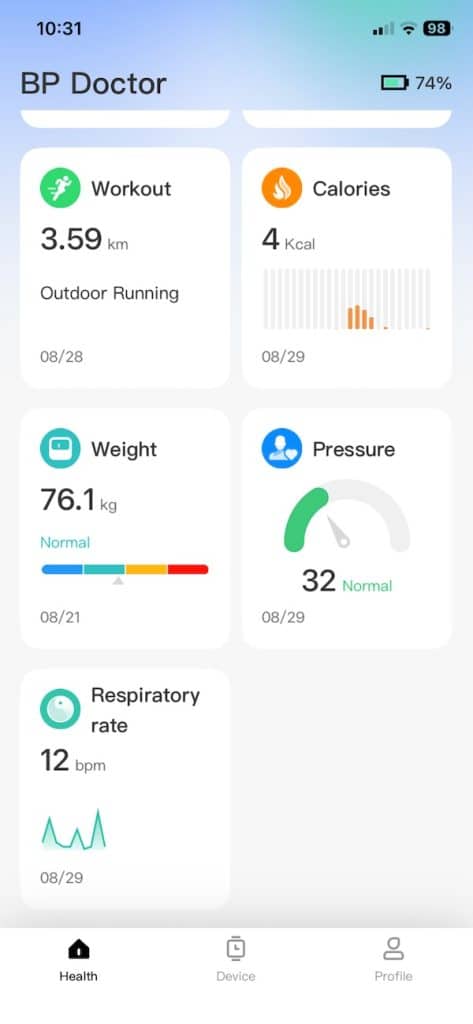 BP Doctor Fit app