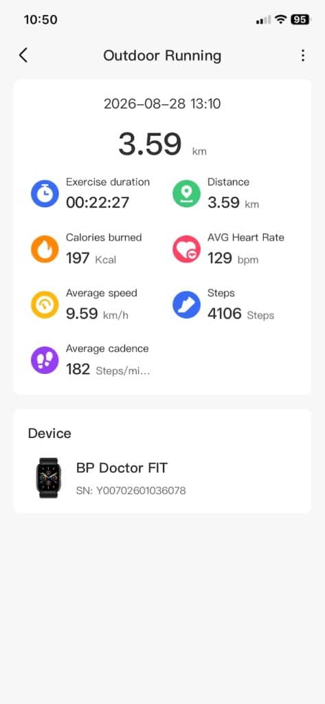 BP Doctor fit exercise tracking