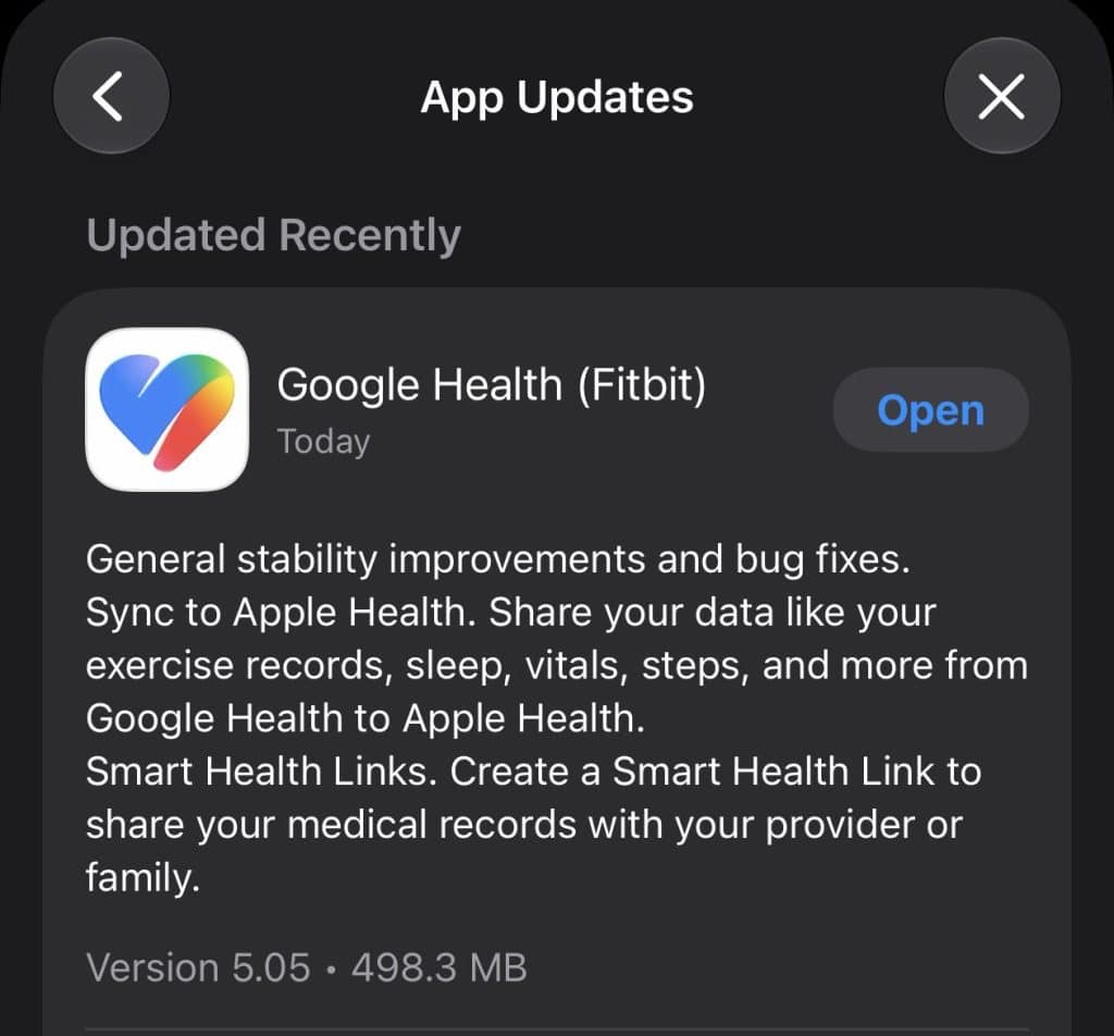Google Health app