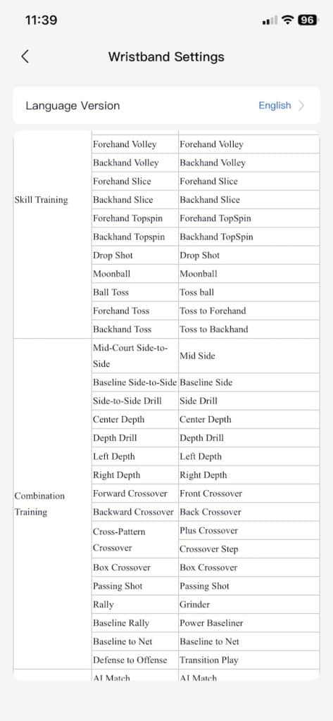 Lumistar Tero wrist commands