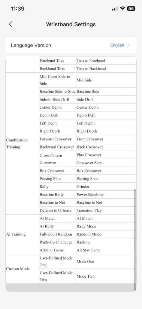 Lumistar Tero wrist commands