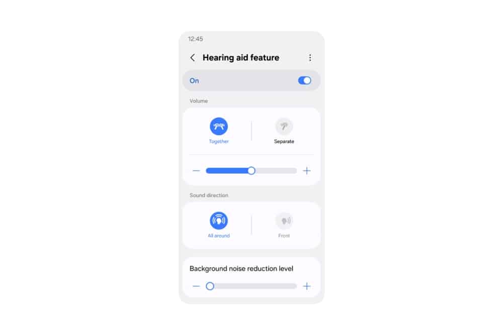 Samsung hearing aid