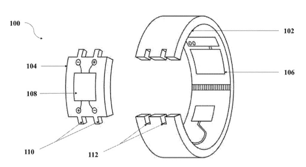 Ultrahuman removable battery patent