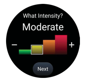 Garmin quick workout