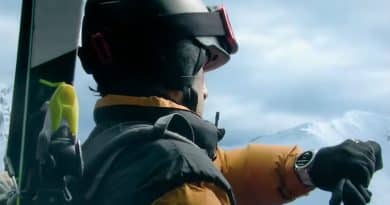 Huawei Watch 2 skiing