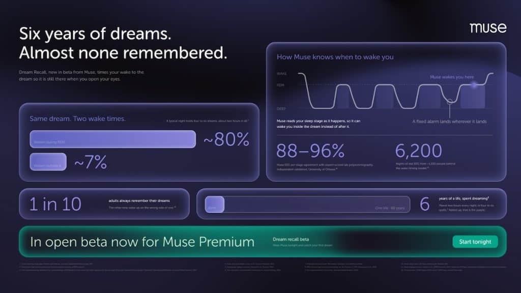 Muse dream recall