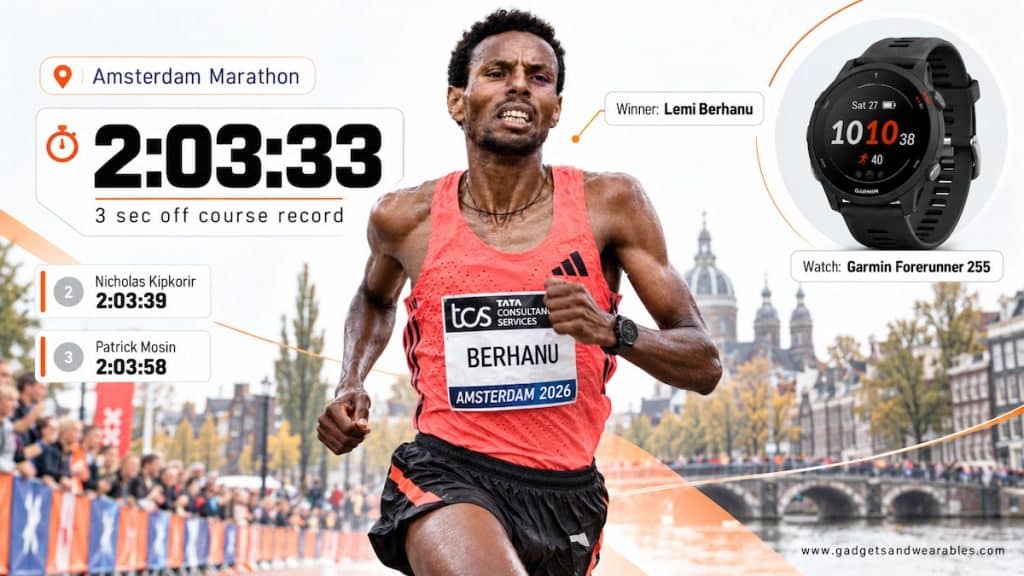 Amsterdam Marathon 2026 Victory Infographic