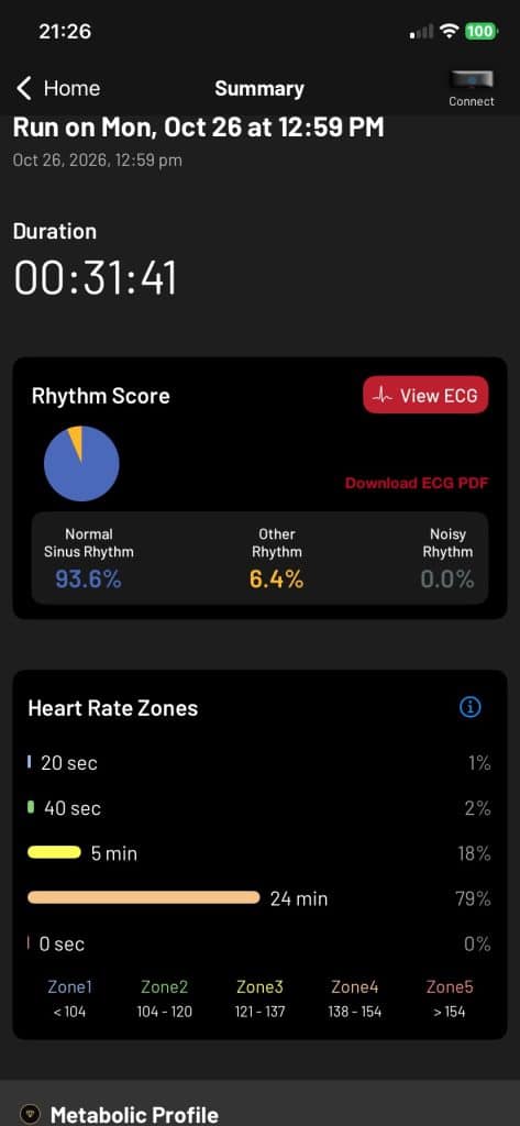 Frontier X3 run tracking