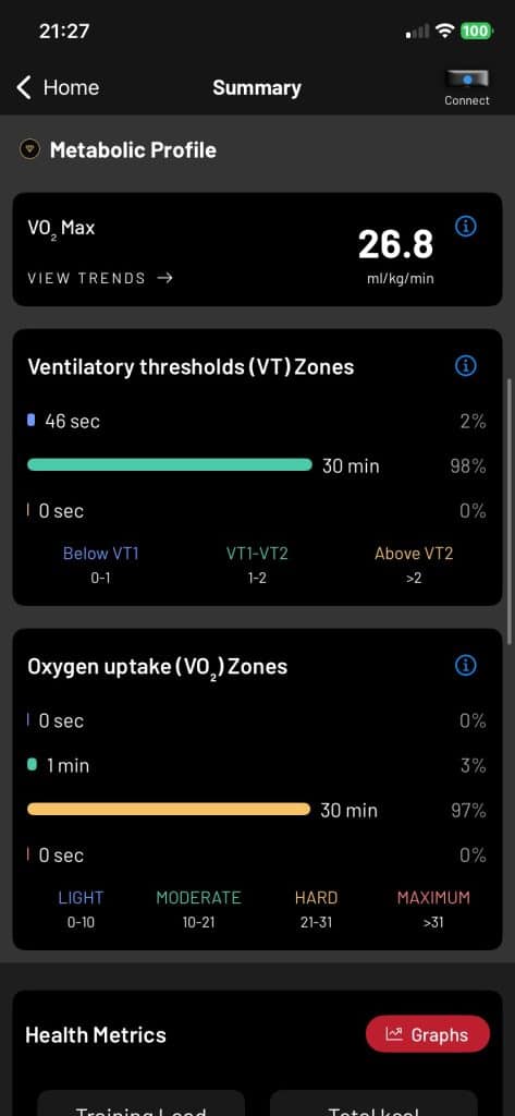Frontier X3 run tracking
