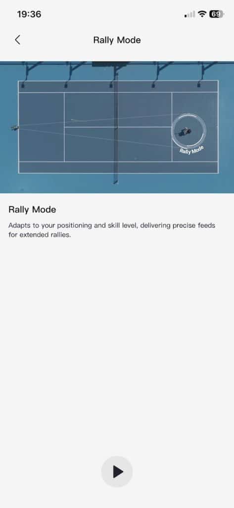 Lumistar Tero training modes