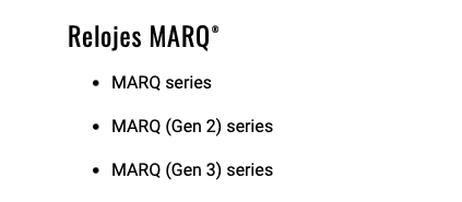 MARQ Gen 3 reference